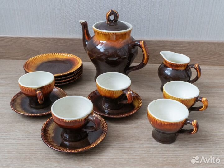 Кофейный сервиз зик Конаково 1970х годов