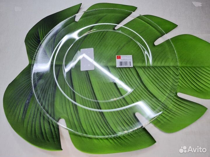 Блюдо стеклянное Bormioli Rocco Италия 31 см