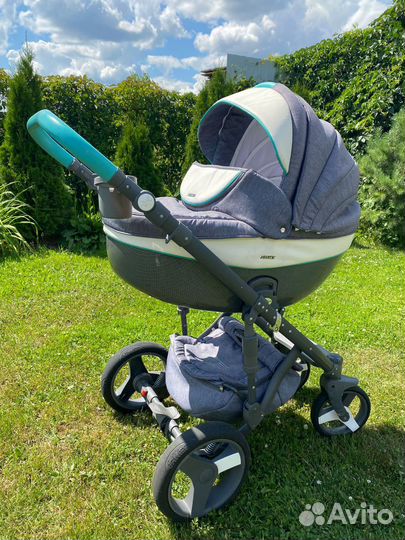 Дедская коляска adamex monte carbon 3 в 1