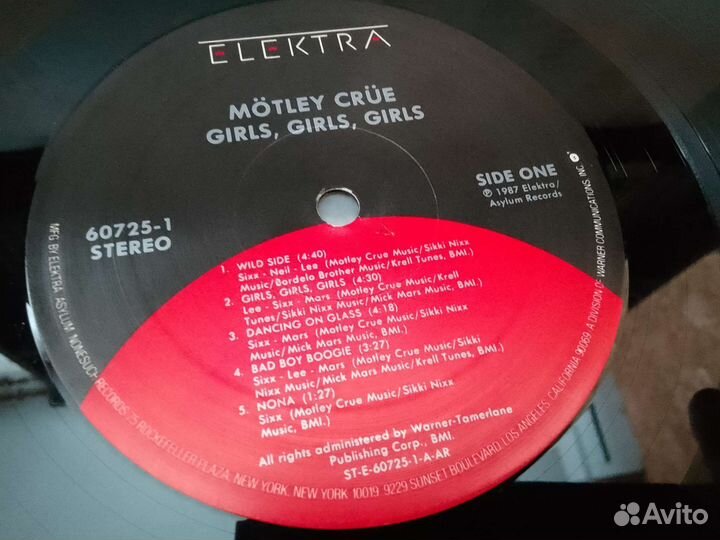 Motley Crue - Girls, Girls, Girls 1987 LP USA