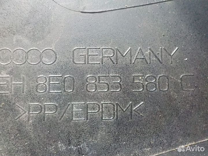 Накладка порога правая задняя часть Audi A4 (B7) 2