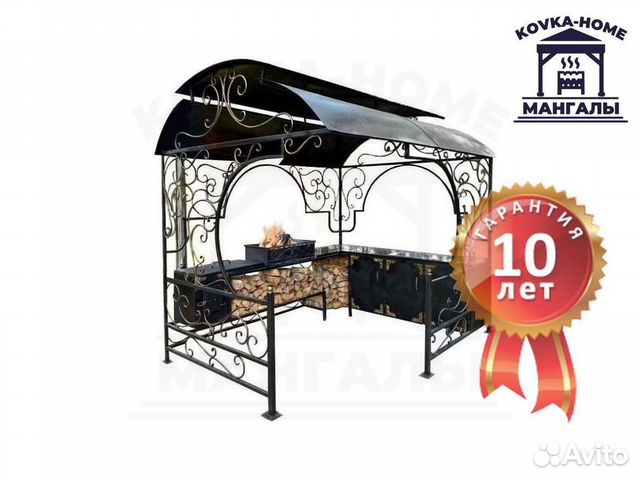 Беседка с мангалом под ключ / Гарантия до 10 лет купить в Дубне с ...