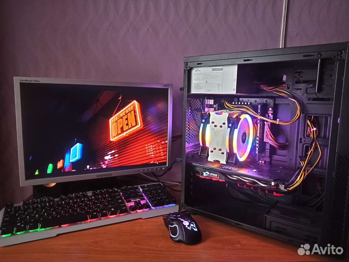 Игровой системный блок Xeon E5 2420 RX 460 4gb