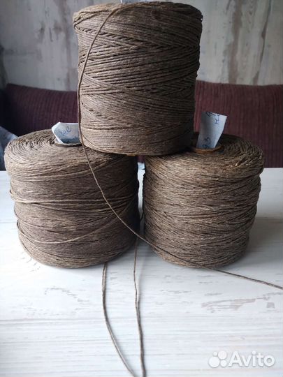 Шпагат льняной вощенный СССР