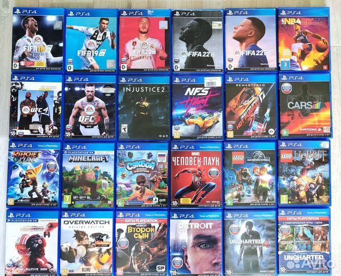 Игры на ps4 Спортивные + Детские