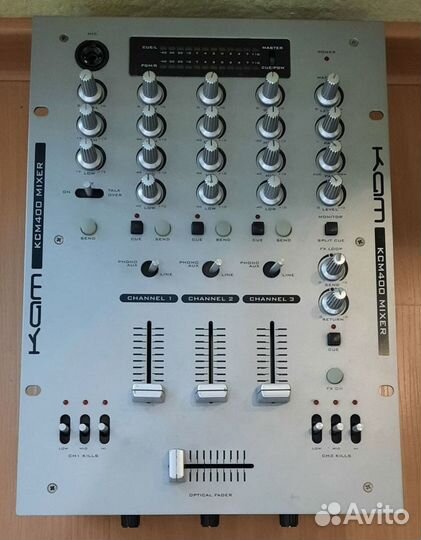 Микшерный пульт KAM KCM400 Dj Микшер Pro 3Кан+Мик
