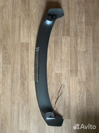 Спойлер на крышку багажника kia rio 3