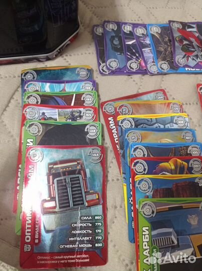 Карточки трансформеры прайм