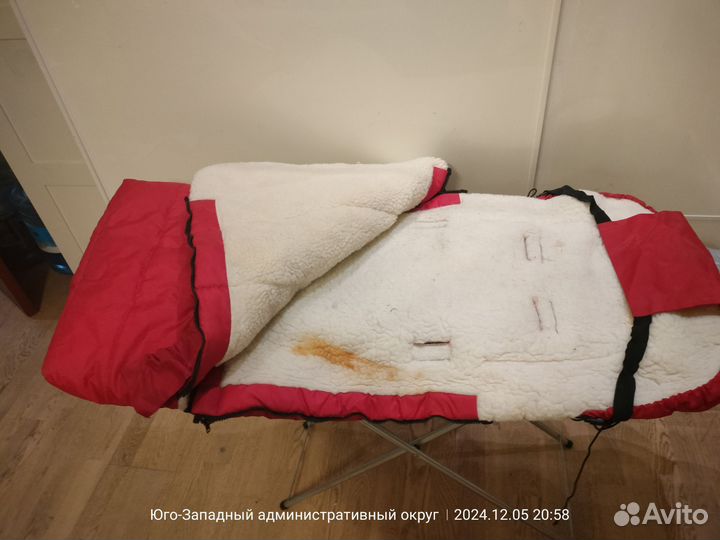 Зимний конверт в коляску