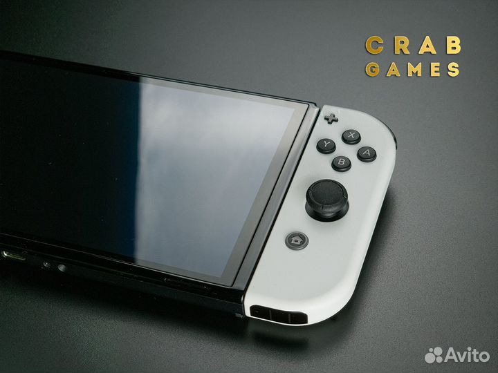 Nintendo Switch Oled Белый прошита б\у