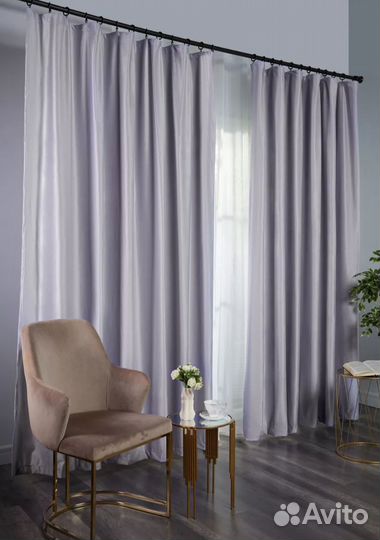 Шторы блэкаут новые бархат (1.5х2.5) 2шт