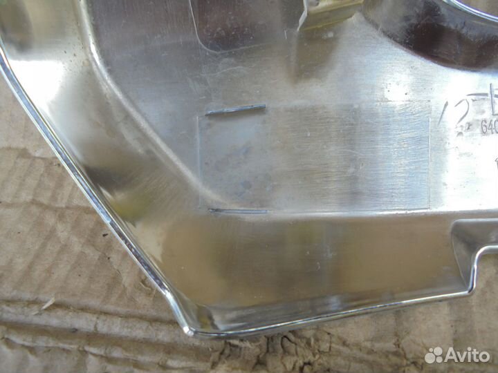 Накладка переднего бампера Mitsubishi Outlander 3