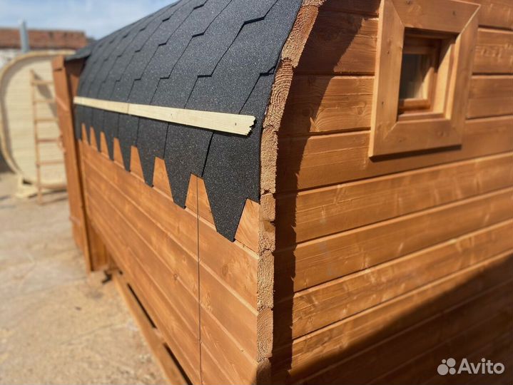 Баня-бочка квадро в наличии