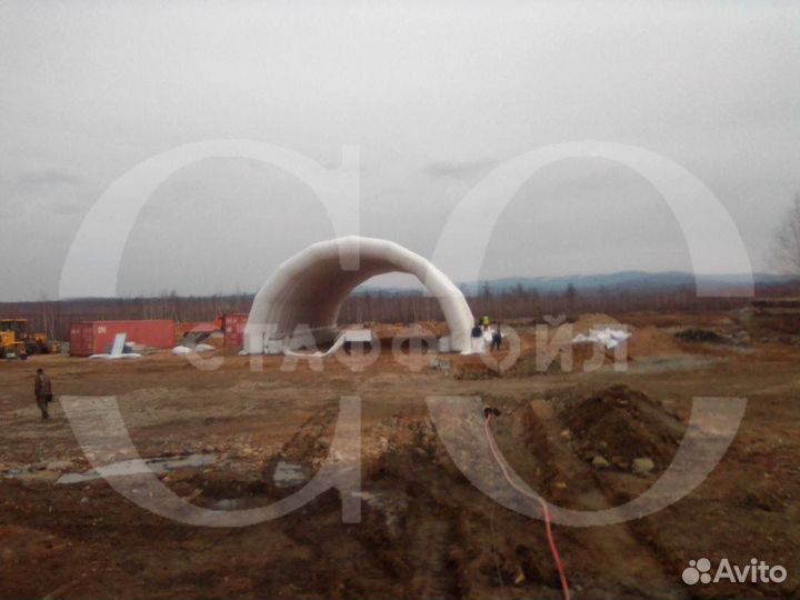 Надувной ангар