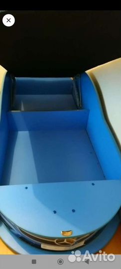 Детская кровать машина с матрасом