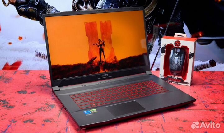 Мощнейший Витринный MSI Katana 17.3 RTX 3050