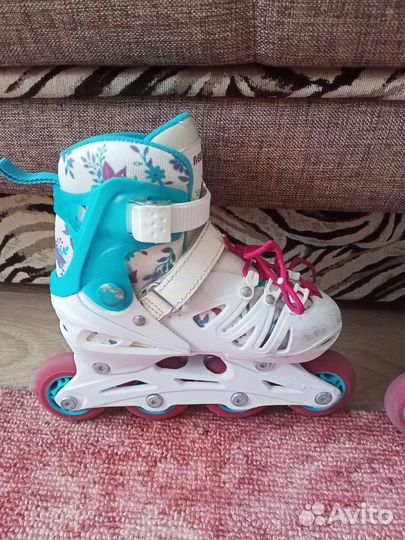 Роликовые коньки детские раздвижные
