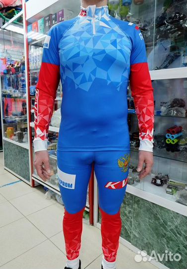 Лыжный гоночный комбинезон Россия 2