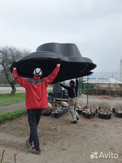 Пластиковый пруд, емкость для пруда