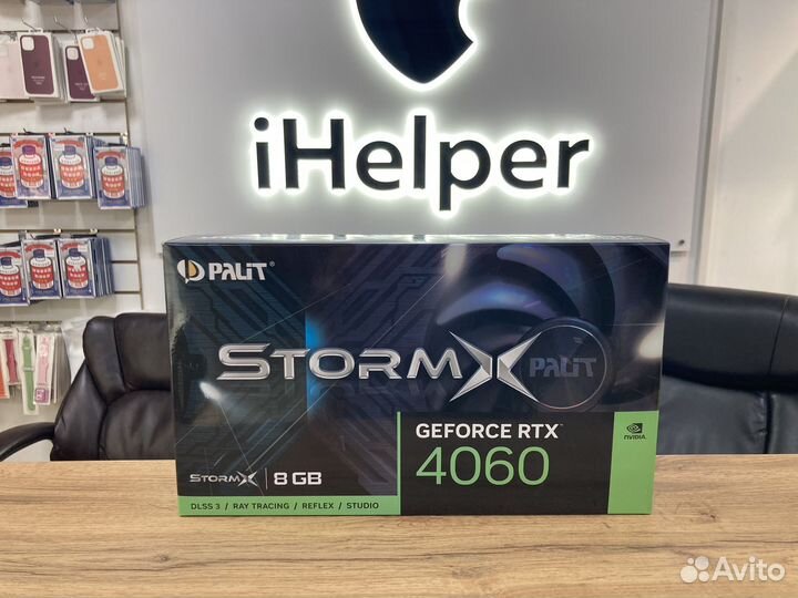 Новая видеокарта RTX 4060 Palit 8Gb