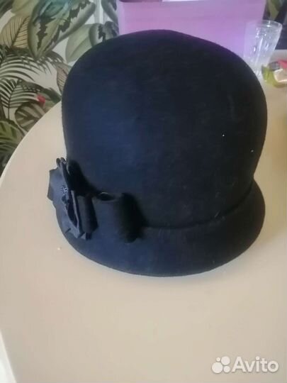 Шляпа женская черная