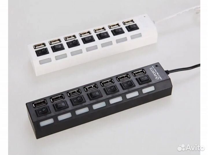 USB хаб 2.0 на 7 портов