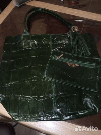 Сумка натуральная кожа италия новая