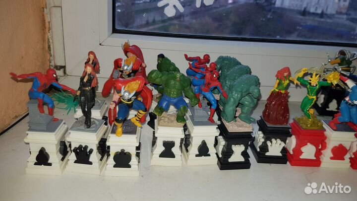 Шахматные фигурки Марвел - набор от деагостини