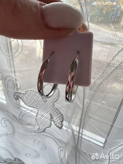 Серебряные серьги