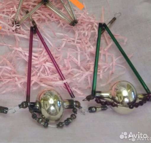 Елочные игрушки 40-х - 60-х годов