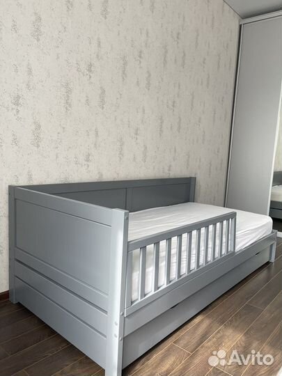 Детская кровать 90 на 2000 с матрасом