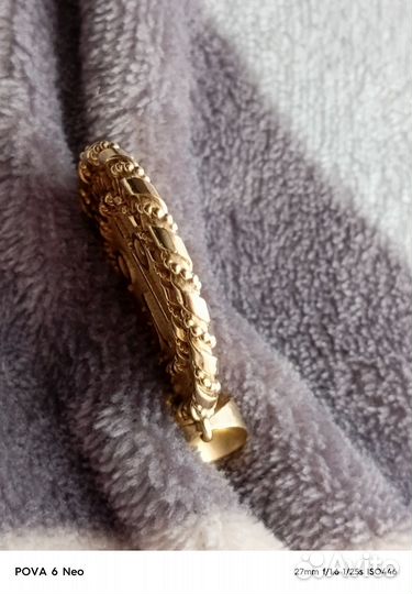 Золотая подвеска Овен