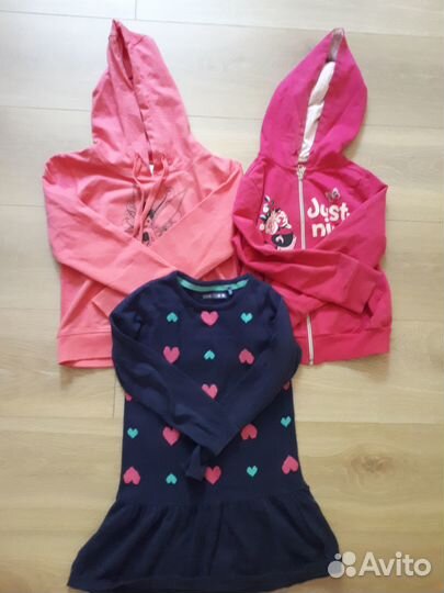 Пакет одежды на девочку р.116