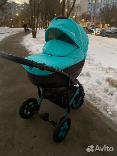 Коляска camarelo 2в1