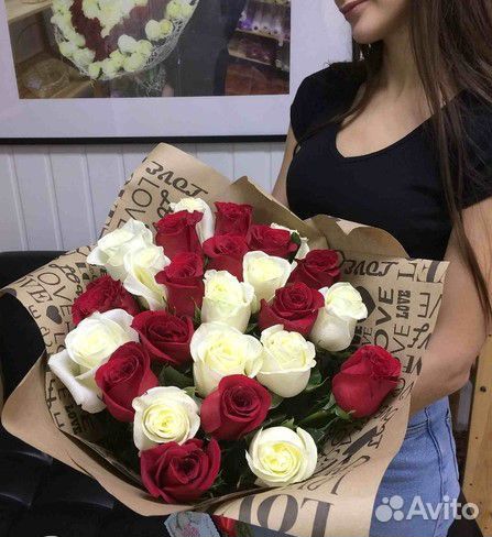 Букет из роз 25 штук