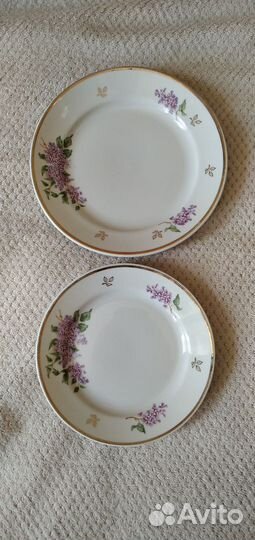 Тарелки Сирень дулево