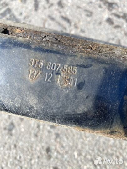 Усилитель заднего бампера skoda kodiaq 35T807585