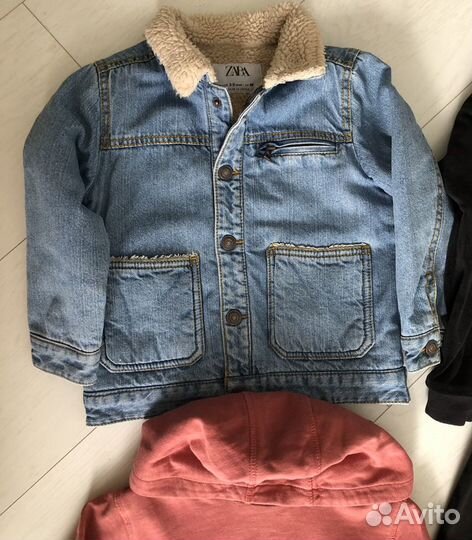 Пакет детских вещей zara next h&m 98