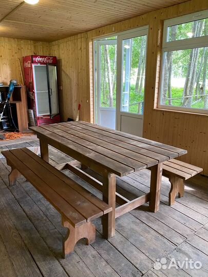 Лавки столы из дерева бу