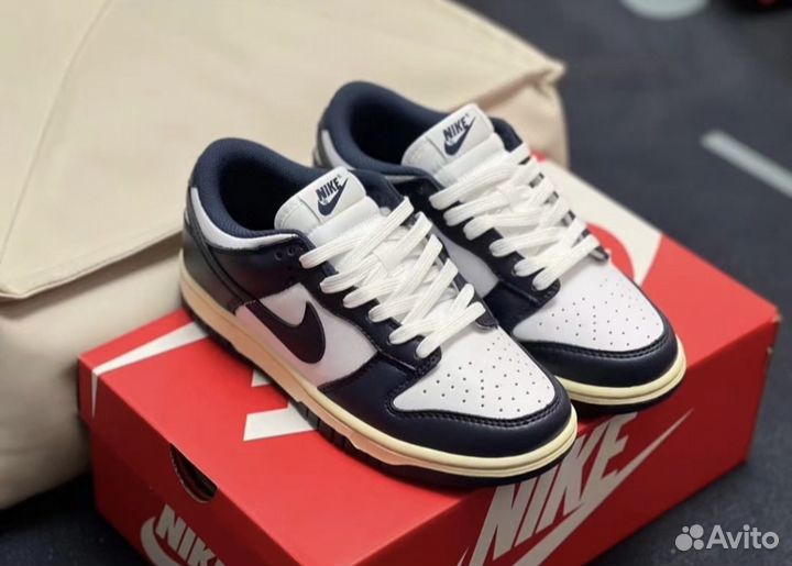 Кроссовки Nike Dunk Low Vintage Navy