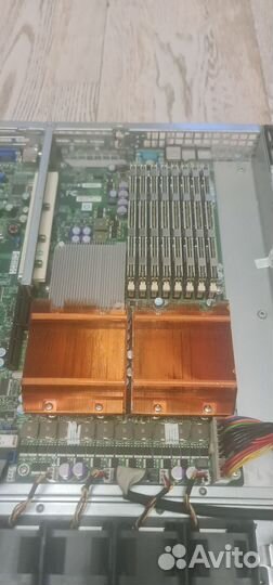 Сервер Supermicro 2*Xeon L5410 (8C), 16GB, 4*73GB