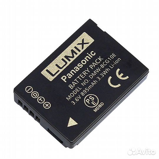 Аккумулятор Panasonic DMW-BCG10 (DE-A66 / DE-A66B)