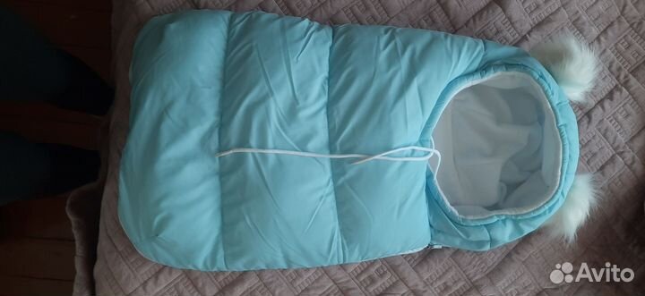 Конверт на выписку зимний для мальчика