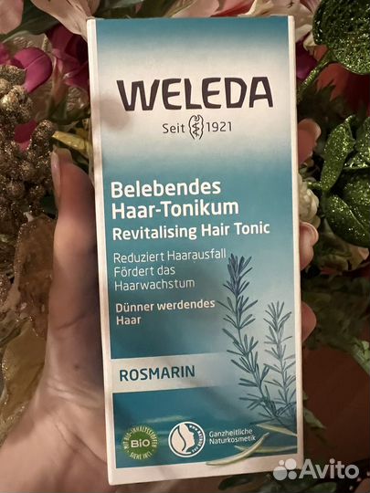 Weleda тоник для роста волос с розмарином