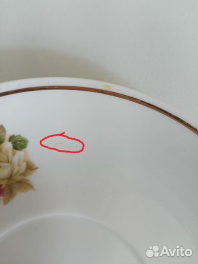 Фарфоровый чайный сервиз дфз Вербилки СССР