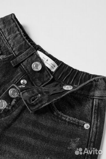 Джинсовые шорты zara на девочку 128 см оригинал