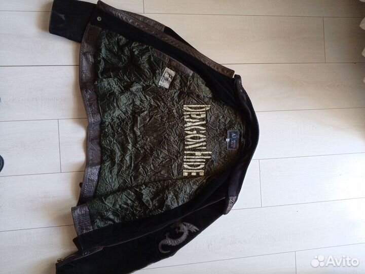 Кожаная куртка мужская 52 54 винтаж