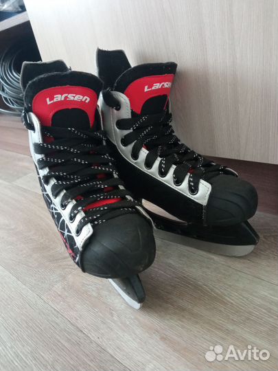 Коньки хоккейные детские alex Larsen size:36