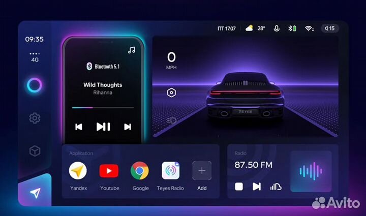 Teyes CC3 4+64 для Mitsubishi Outlander 2019