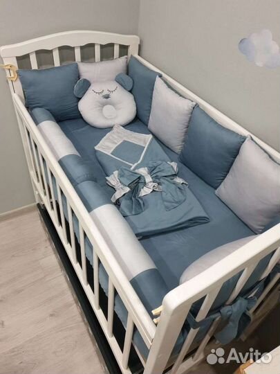 Бортики в детскую кроватку